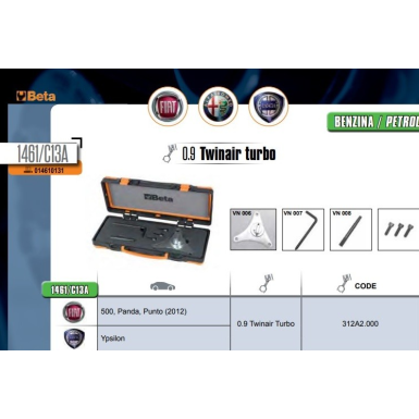 CASSETTE MESSA IN FASE MOTORE /C13A FIAT/LANCIA 0.9 TWINAIR TURBO