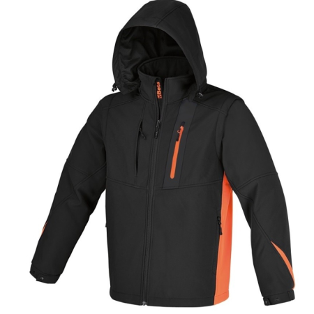 Giacca softshell con cappuccio e maniche staccabili BETA 7659N