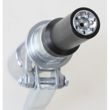 Testina Per Ingrassaggio Autobloccante A 6 Spilli, Versione Lunga - Beta 1750TLA