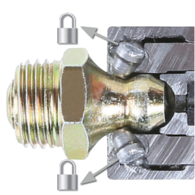 Testina Per Ingrassaggio Autobloccante A 6 Spilli, Versione Lunga - Beta 1750TLA