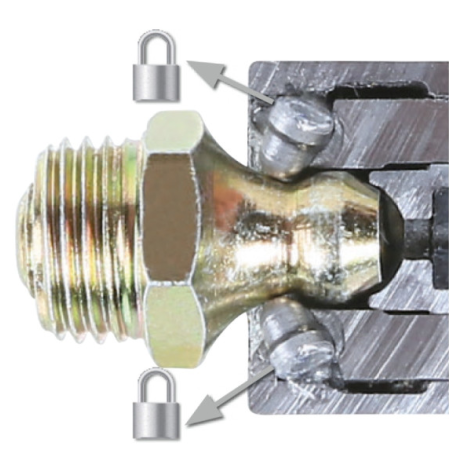 Testina Per Ingrassaggio Autobloccante A 6 Spilli, Versione Lunga - Beta 1750TLA