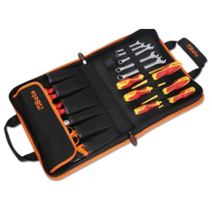 Valigetta Pieghevole Con Assortimento Di 24 Utensili Per Elettricisti - Beta 2001/BZ24 MQ