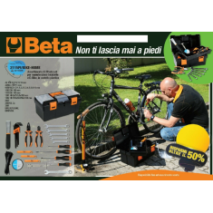 CASSETTA 28 UTENSILI MANUTENZIONE BICICLETTE BICI E-BIKE BETA 2115PI/BIKE-HOME