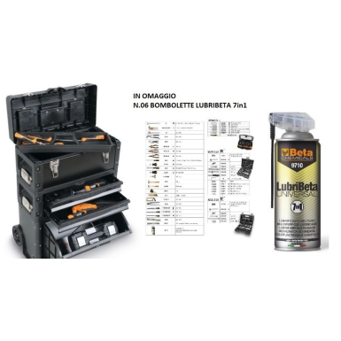 Trolley BETA con 140 utensili - 4300/VIT-20