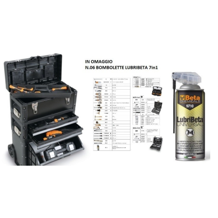 Trolley BETA con 140 utensili - 4300/VIT-20