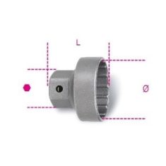 Chiave a bussola estrattore per movimento centrale a 16 tacche art 3973/2