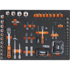 Cassettiera mobile con 6 cassetti e assortimento di 196 utensili universali BW C04BOX-A VU 2