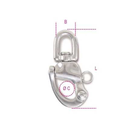MOSCHETTONI INOX AISI 316 MM50 8250