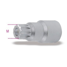 Chiave a bussola maschio con profilo XZN® per tappi olio motore M 16 art. 1494XZN