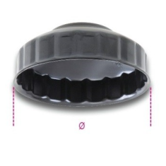 Chiave a bussola per filtri olio Purflux Ø mm 93 art. 1493/PF