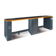Banco Da Lavoro Doppio Da 4 Metri Con Gamba Centrale - RSC55 C55PRO B-D4