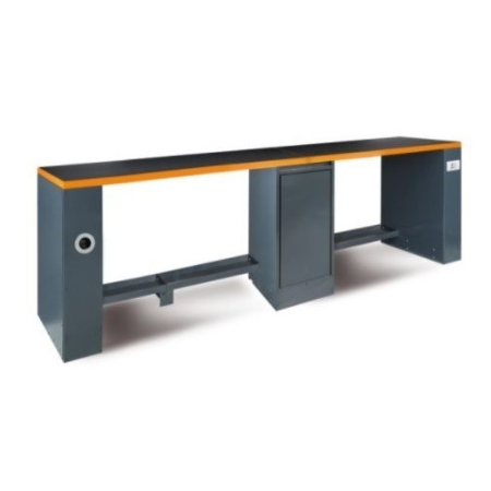 Banco Da Lavoro Doppio Da 4 Metri Con Gamba Centrale - RSC55 C55PRO B-D4
