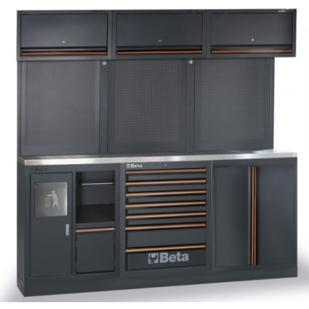 Combinazione Arredo Officina C45PRO - Beta C45PRO AX + ASS 268 utensili BW 5945/2023