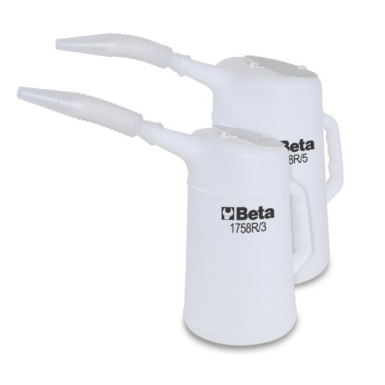 CONTENITORE PER OLIO E LIQUIDI IN PLASTICA 5 LITRI BETA 1758R/5