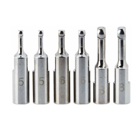 SET DI 3 COPPIE DI TERMINALI A FALSA SFERA ART. 1547KP/2