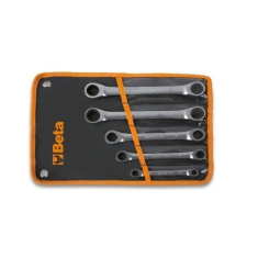 SERIE DI 5 CHIAVI POLIGONALI DOPPIE DRITTE A CRICCHETTO ART. 195/B5