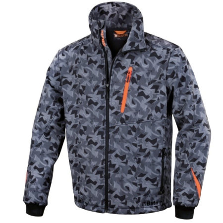 Giacca Softshell - Camouflage Grigio - BetaWork 7658CM