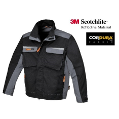 Giacca da lavoro multitasche colore nero/grigio, Beta 7829