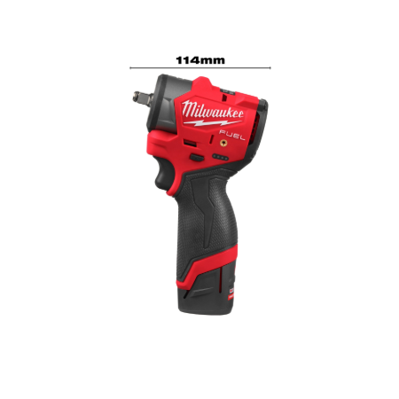 Avvitatore ad impulsi super compatto con attacco quadro 3/8˝ M12 FUEL™ con anello di frizione M12 FSCIWF38-252X