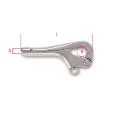 GANCI A "S" INOX AISI 316 MM3 8282