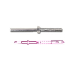 TERMINALI AD OCCHIO INOX AISI 316 MM3 8286