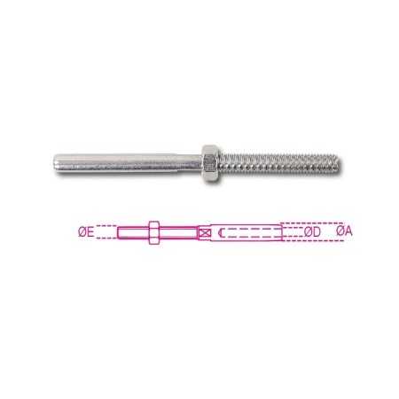 TERMINALI AD OCCHIO INOX AISI 316 MM3 8286
