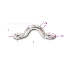 TERMINALI A TUBO INOX AISI 316 MM3 8287