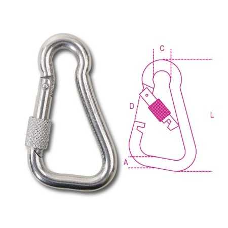 MOSCHETTONI ASIMMETRICI INOX AISI 316 6X60 8276