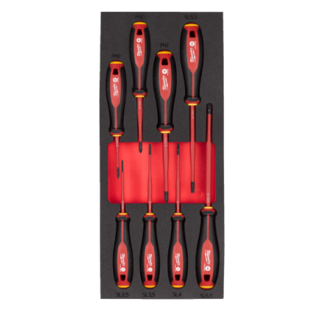 Set di giraviti isolati 1000V in modulo morbido