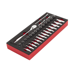 Set di cricchetto e bussole da 3/8˝ in modulo morbido 2