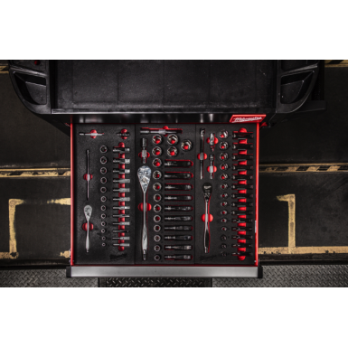 Set di cricchetto e bussole da 3/8˝ in modulo morbido