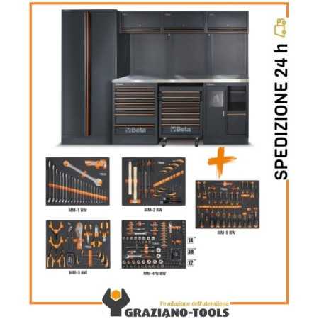 Combinazione arredo officina C45PRO 2.0 X + ass. 268 utensili
