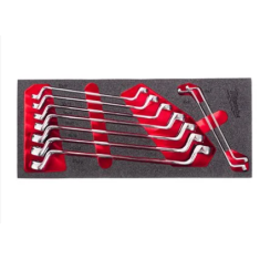 Set chiavi poligonali doppie - 9 pezzi