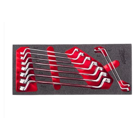 Set chiavi poligonali doppie - 9 pezzi