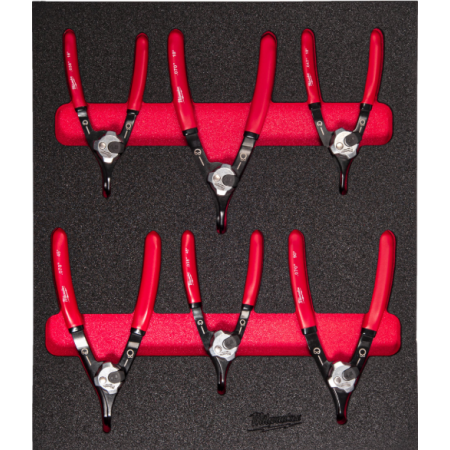 Set di pinze per anelli elastici in modulo morbido