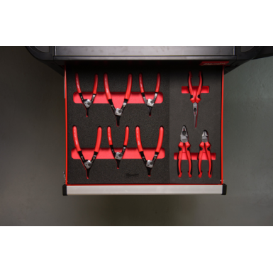 Set di pinze per anelli elastici in modulo morbido