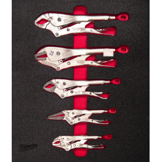 Set di pinze autobloccanti completo in modulo morbido