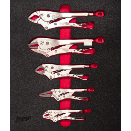 Set di pinze autobloccanti completo in modulo morbido