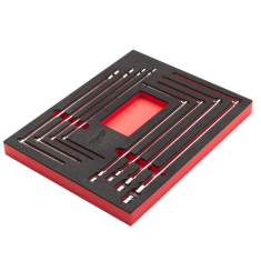 Set di chiavi a T con bussola esagonale snodata 2