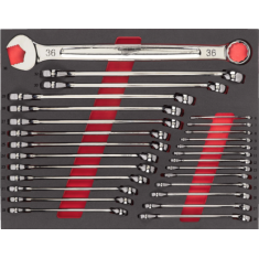 Set di chiavi combinate MAX BITE™ in modulo morbido