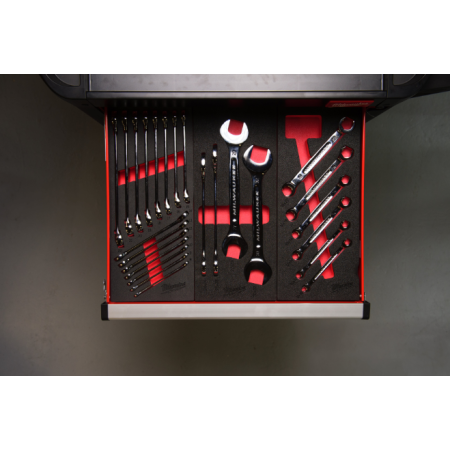 Set di chiavi combinate a cricchetto MAX BITE™ in modulo morbido