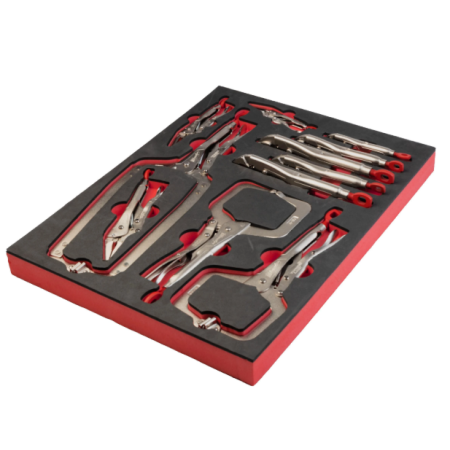 Set di pinze autobloccanti completo in modulo morbido