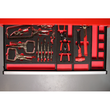 Set di pinze autobloccanti completo in modulo morbido