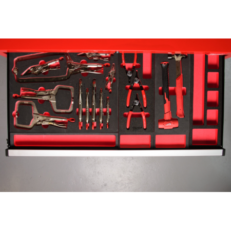 Set di pinze autobloccanti completo in modulo morbido