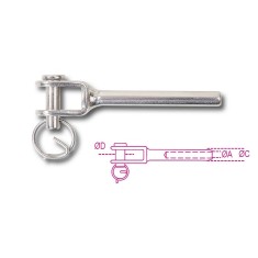 MOSCHETTONI A PELLICANO INOX AISI 316 MM6 8284