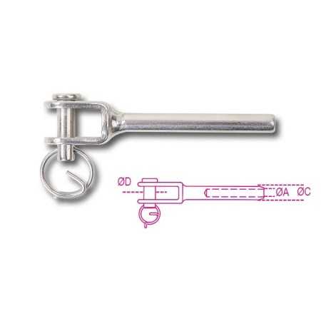 MOSCHETTONI A PELLICANO INOX AISI 316 MM6 8284