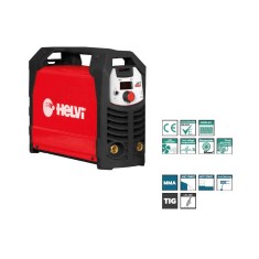 Saldatrice inverter a elettrodo MMA e TIG con accessori e valigetta Helvi 2