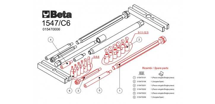 ESTRATTORE PER CUSCINETTI 1547/C6