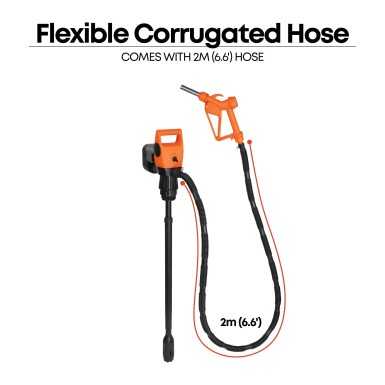 Pompa elettrica fluidi come diesel L 12V GROZ