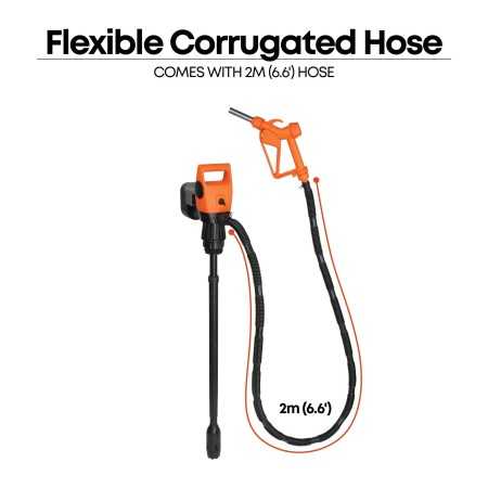 Pompa elettrica fluidi come diesel L 12V GROZ